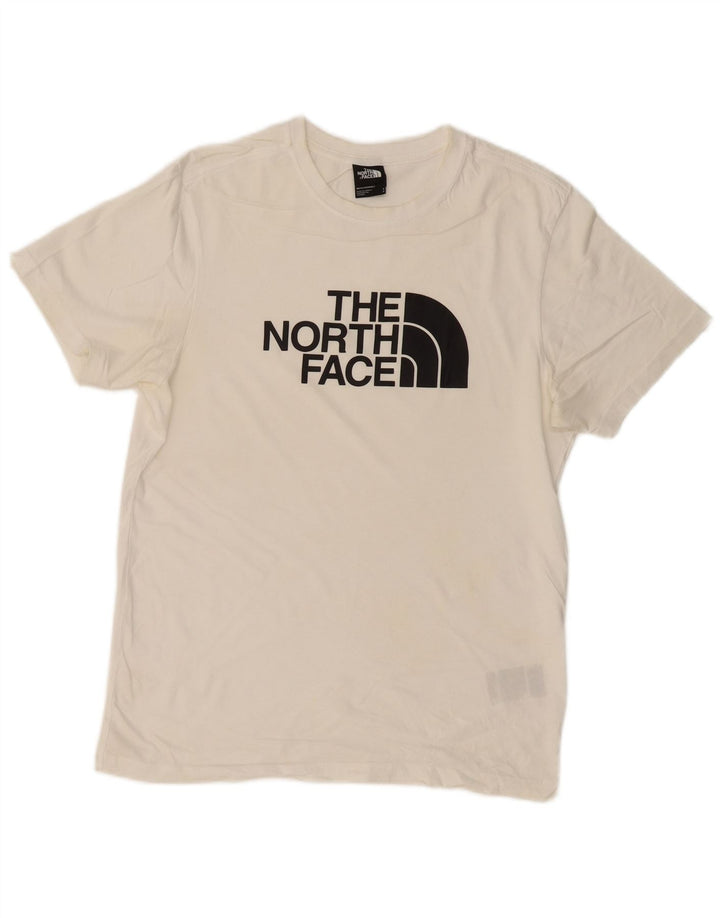 THE NORTH FACE Herre grafisk T-shirt Top Lille hvid bomuld