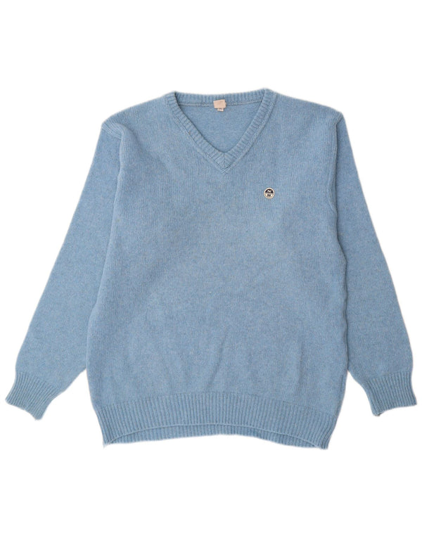 North Sails Herre V-hals sweater XL Blå Uld