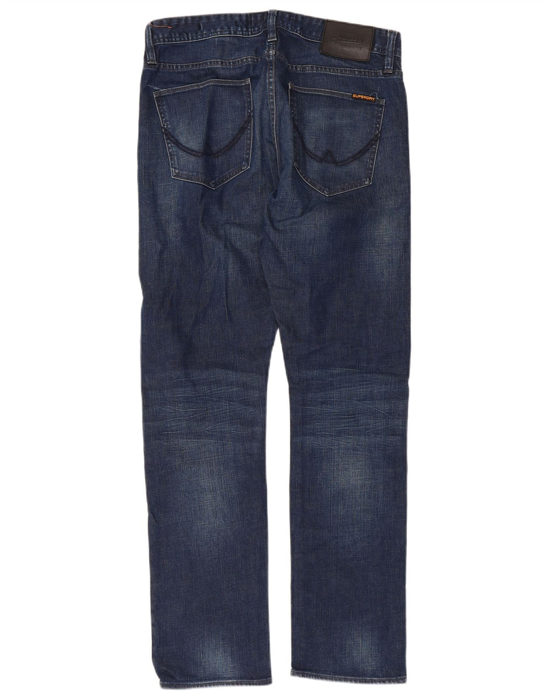 Superdry Herre Corporal Slim Jeans W32 L30 Blå Bomuld