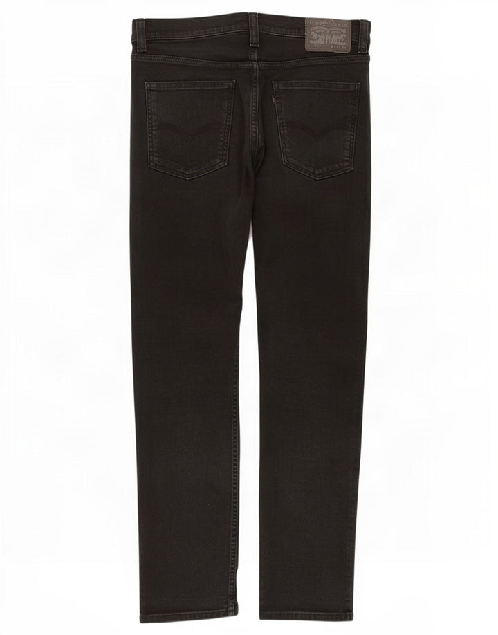 Levi's Herre 511 Slim Jeans W32 L32 Sort Bomuld