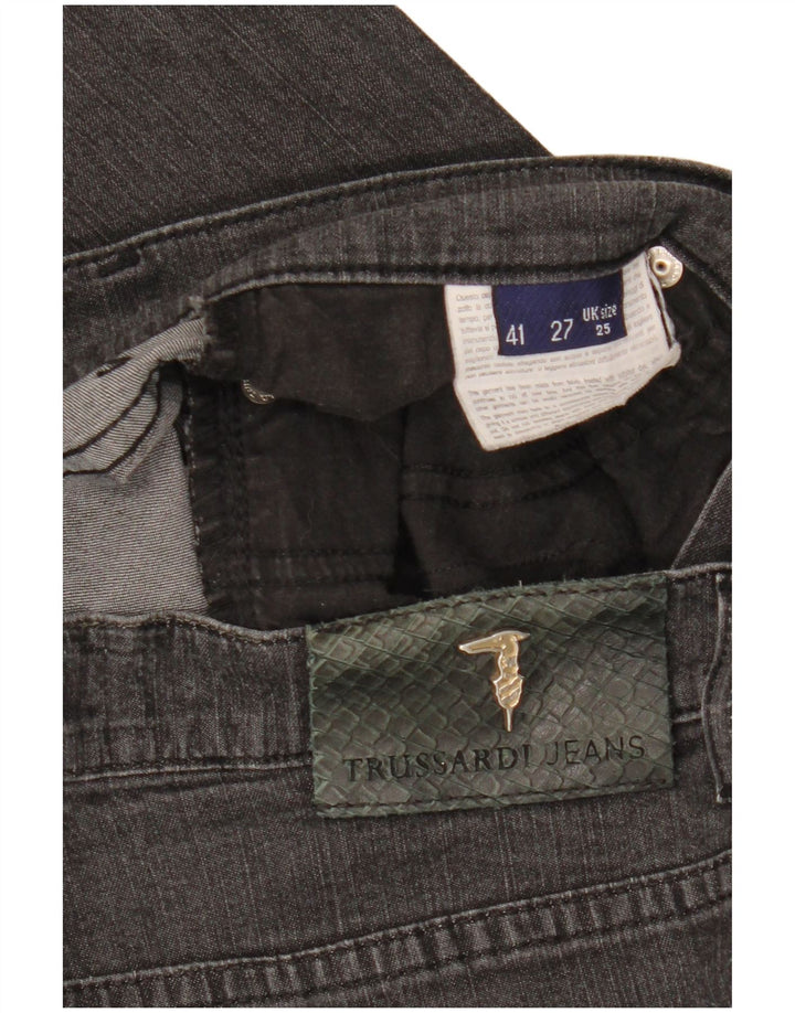 TRUSSARDI Lige jeans til kvinder W25 L29 sort bomuld