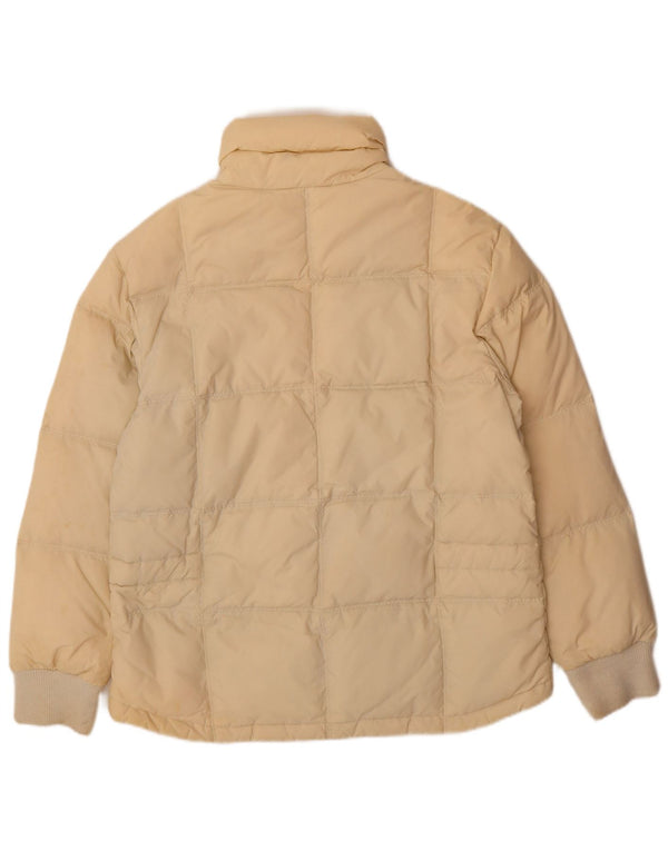 Diesel Mens Padded Jacket UK 38 Medium Beige Polyamide