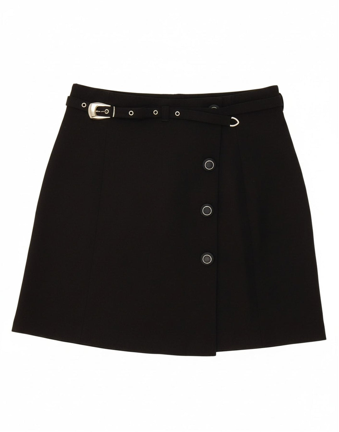 VINTAGE Womens Skort W25 XS Black Polyester