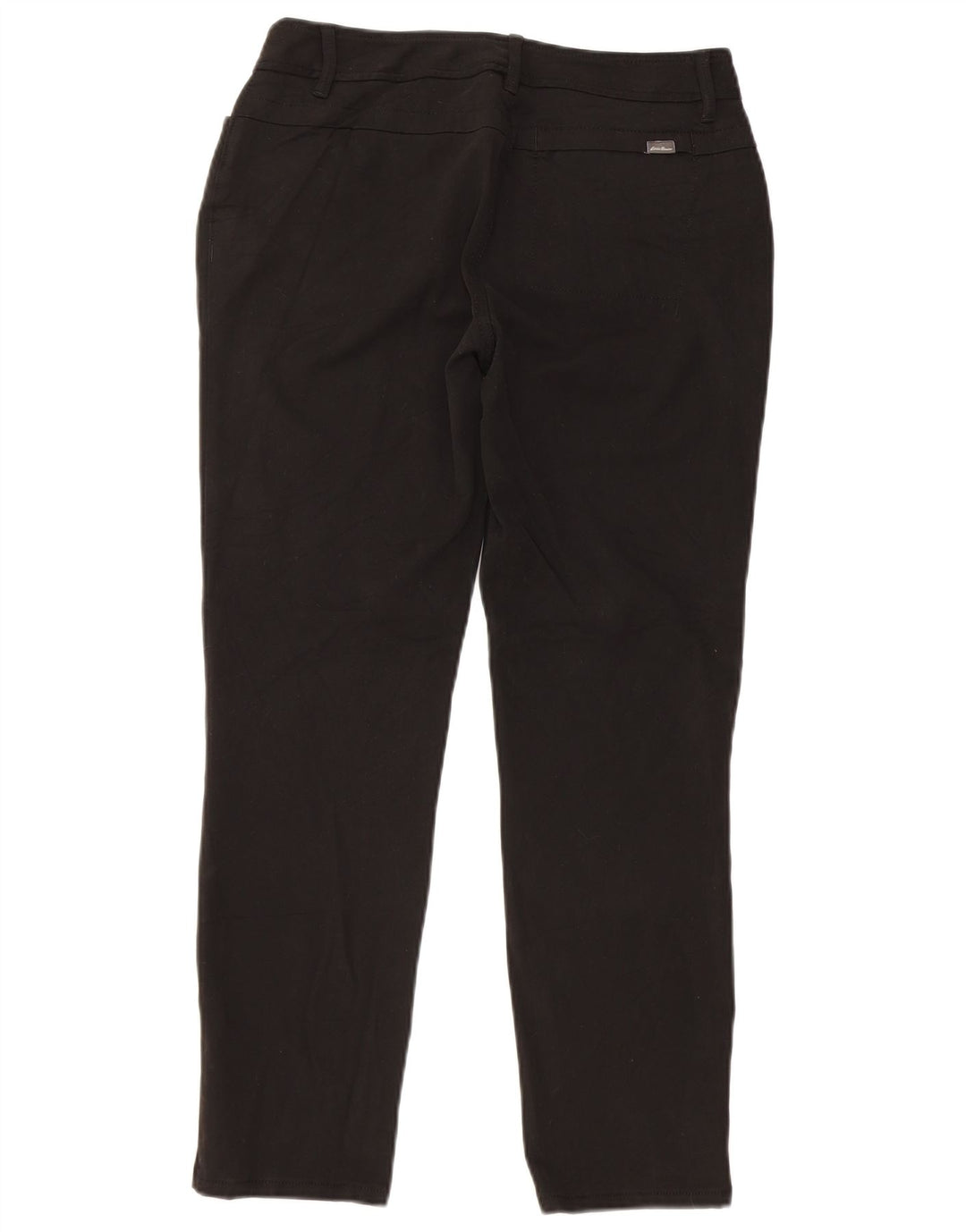 EDDIE BAUER Dame Slim Casual Bukser US 4 Small W28 L27 Sort Polyester