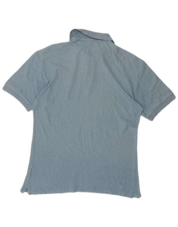 Fila Mens Polo Shirt IT 50 Medium Blue Cotton