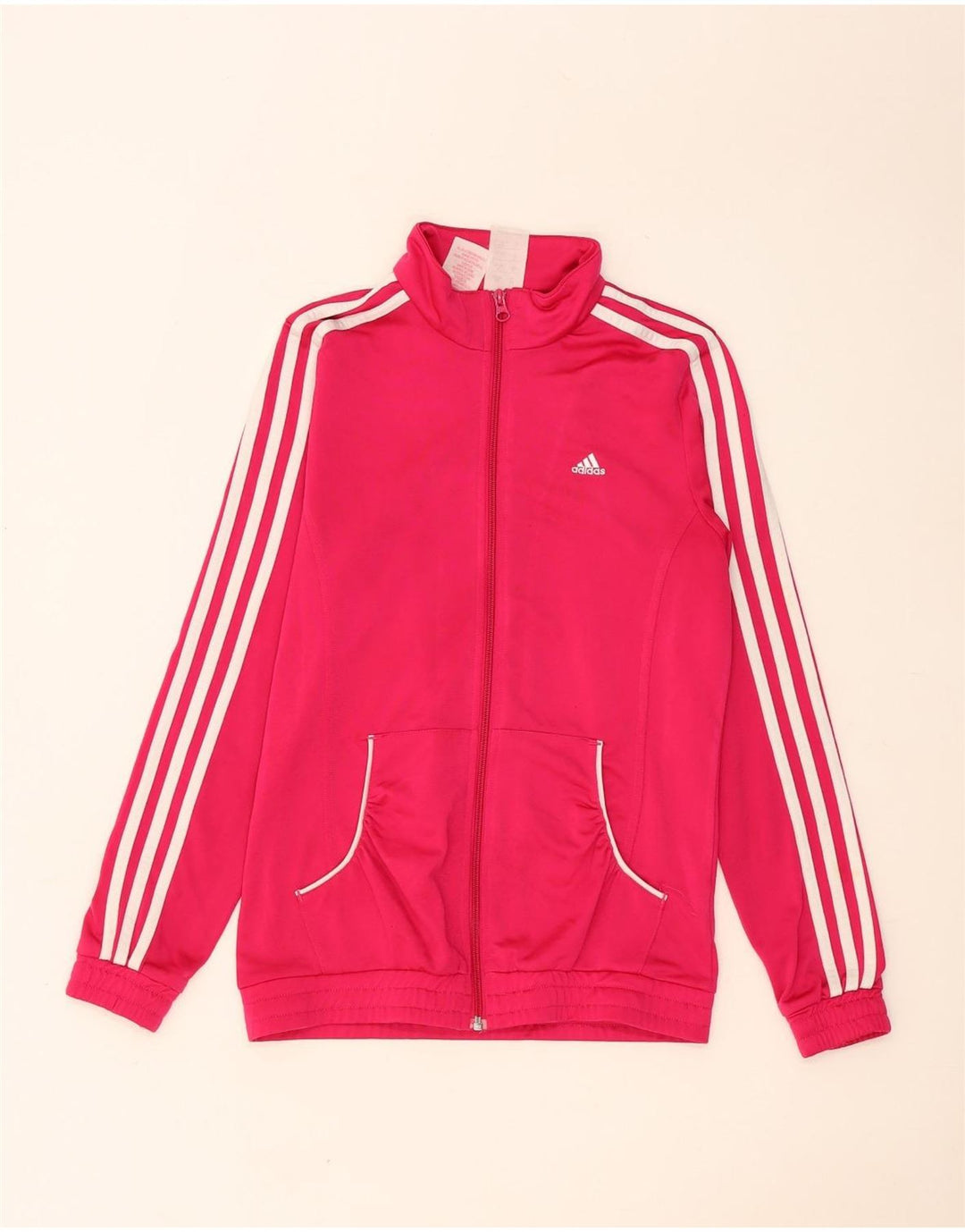 Adidas Pige Træningsdragt Topjakke 14-15 År Pink Polyester
