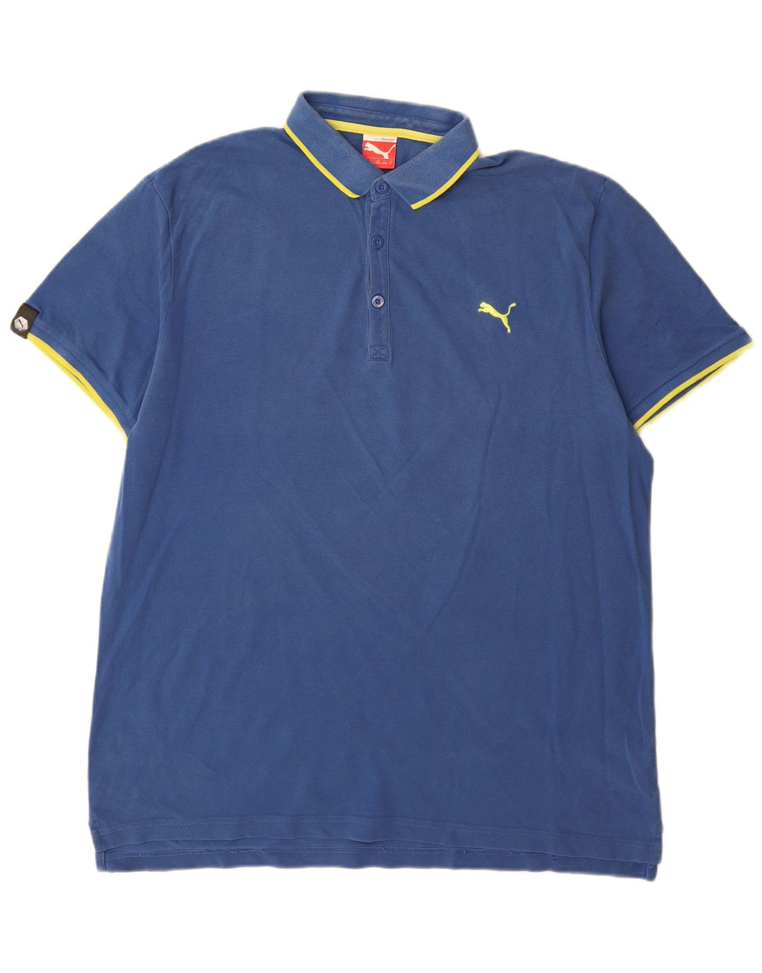Puma herre poloshirt XL blå bomuld