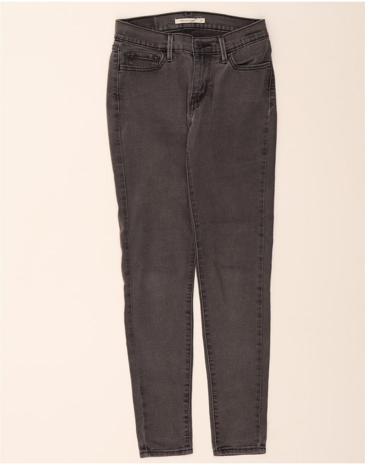 LEVI'S Womens 710 Super Skinny Jeans W27 L29 Grey Cotton Vintage Levi's and Second-Hand Levi's from Messina Hembry 