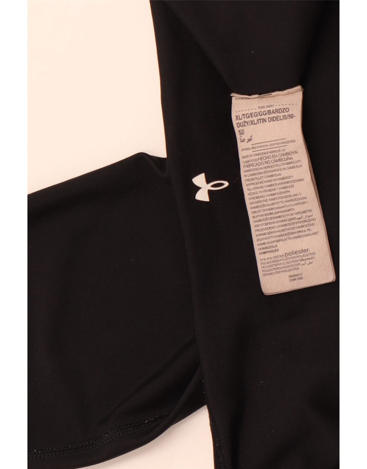 UNDER ARMOUR Dame Leggings UK 18 XL Sort Polyester