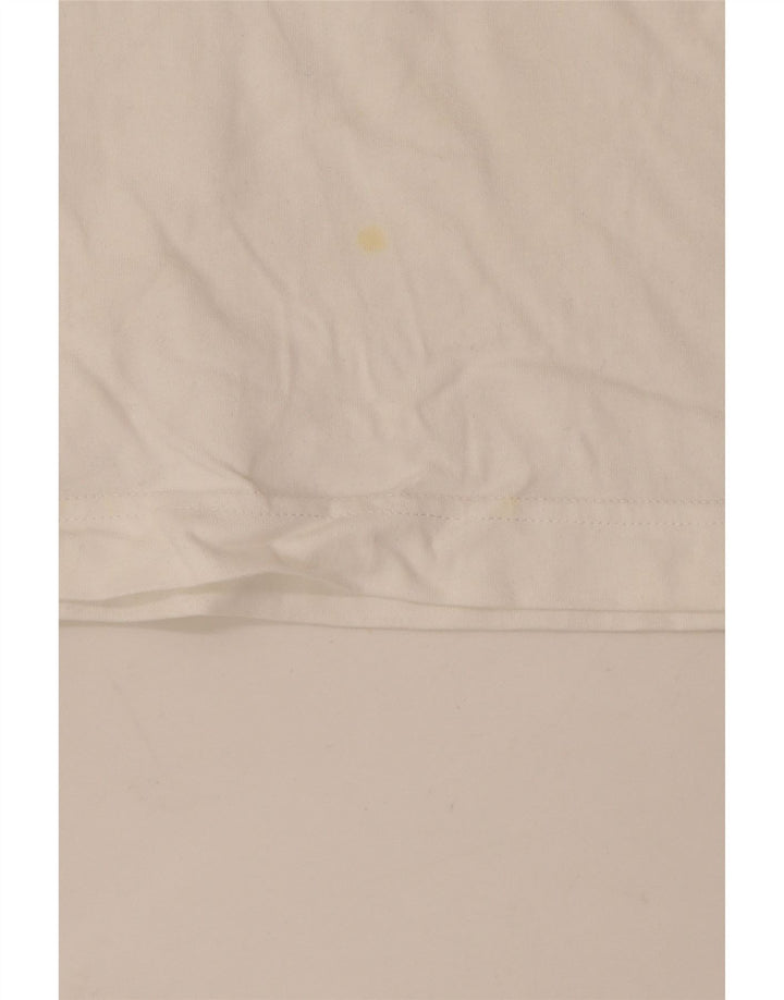 Nike Dame Grafisk Top Langærmet UK 12 Medium Sort Colourblock Bomuld