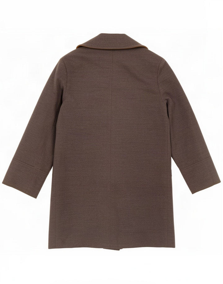 Topshop Womens Open Oversized Overfrakke UK 8 Small Grå