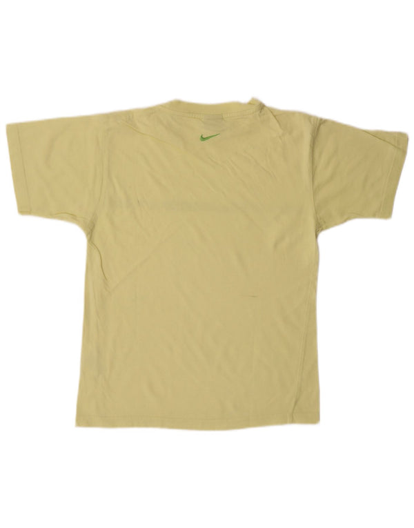 Nike drenge grafisk t-shirt top 10-11 år medium gul bomuld