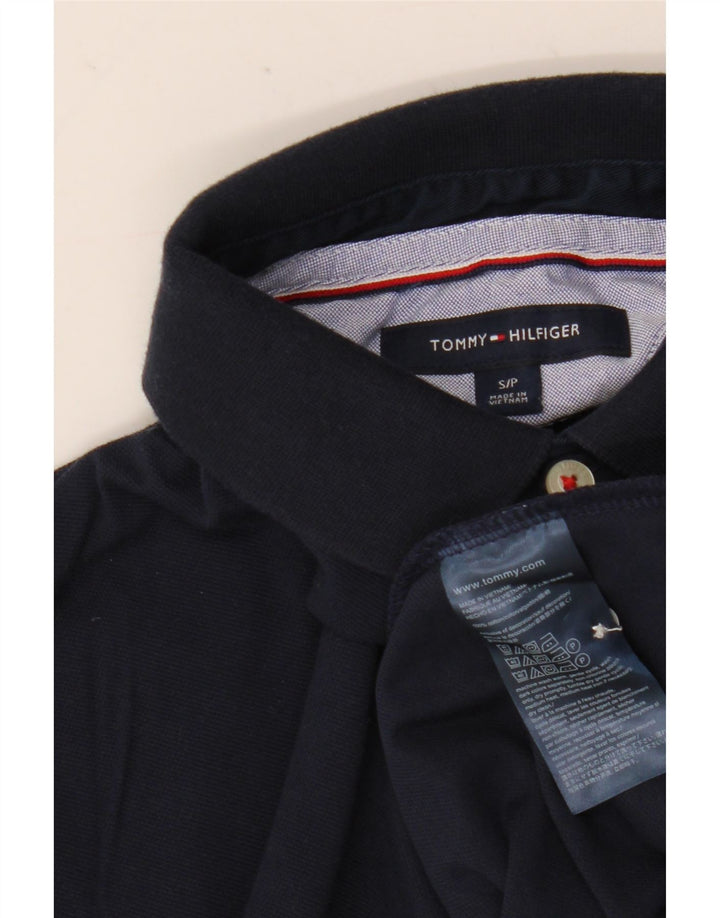 Tommy Hilfiger Herre poloshirt Lille marineblå bomuld