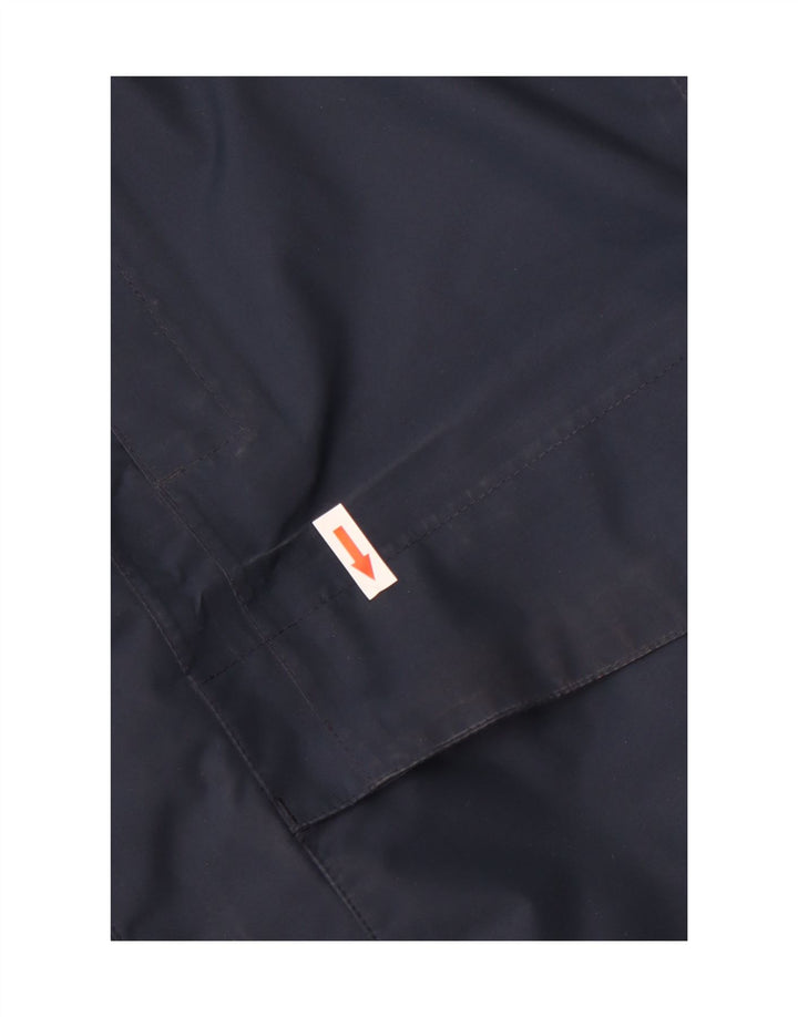 Helly Hansen Herre Hooded Windbreaker Jacket UK 38 Medium Navy Blue