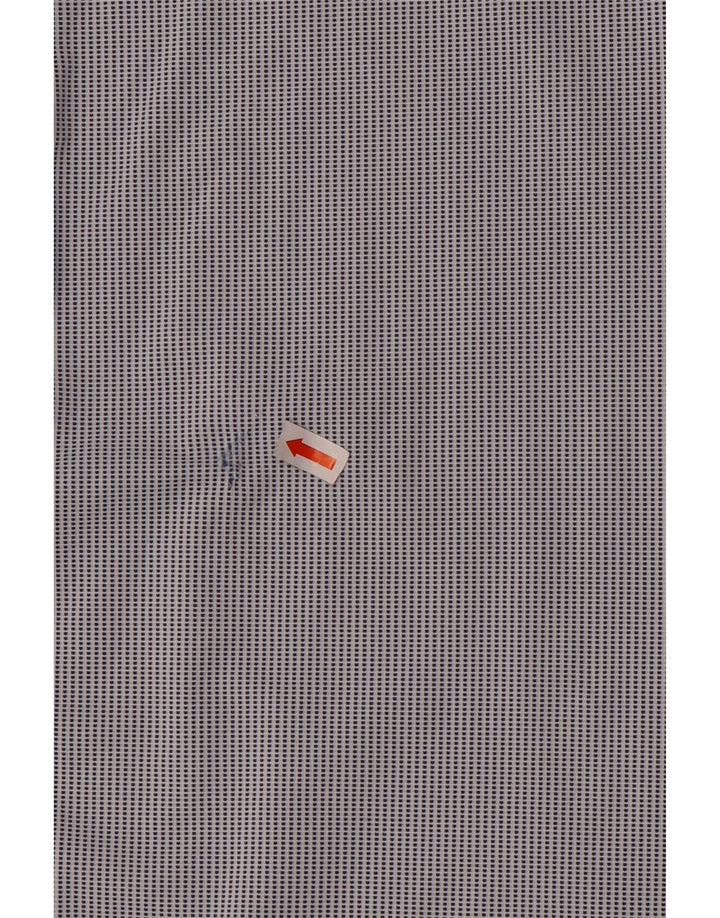 Hugo Boss Herre Regular Fit skjorte str. 41 16 Stor blå plettet polyamid