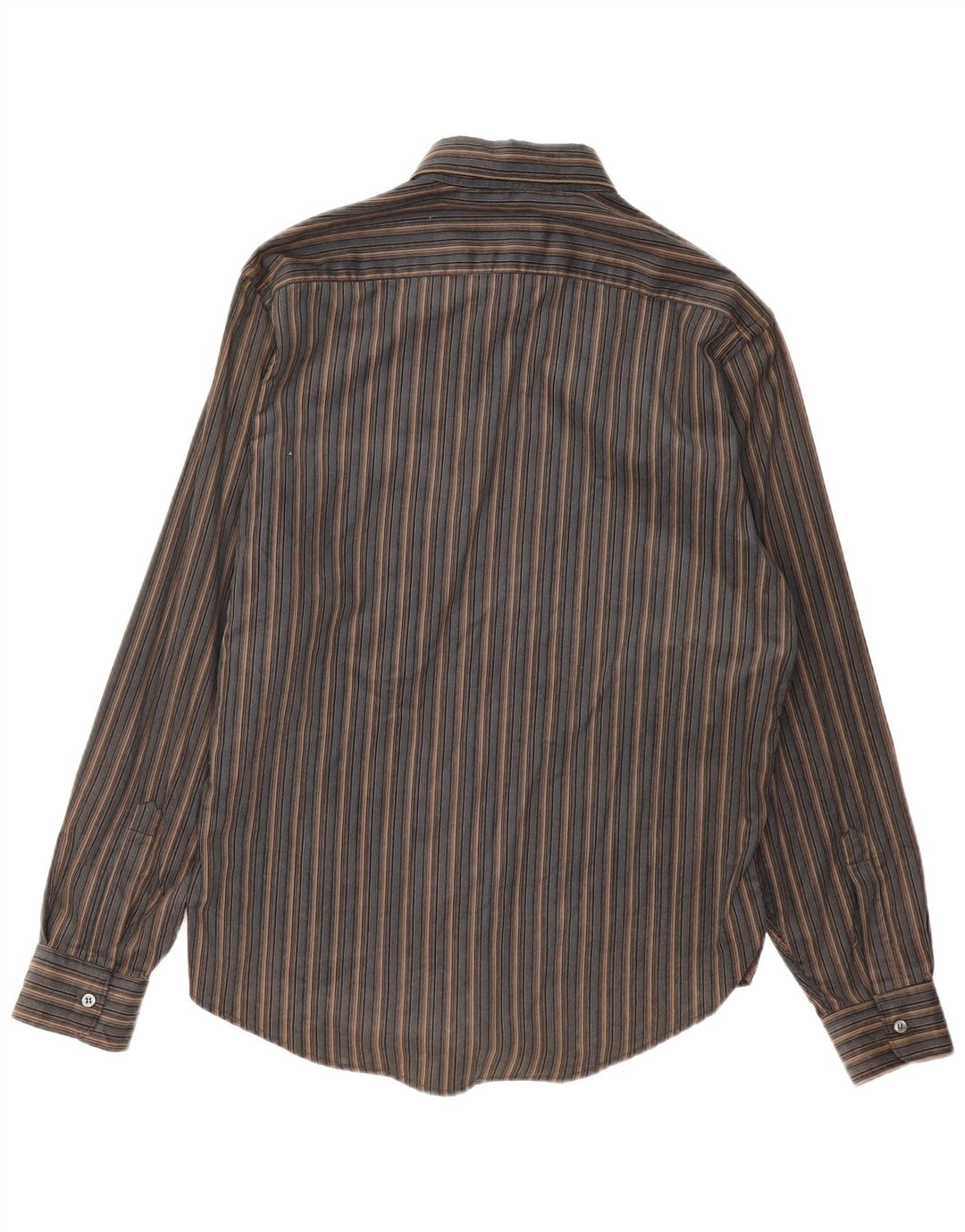 Trussardi Jeans Herreskjorte Stor sortstribet bomuld