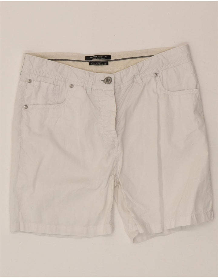 Maison Scotch Womens Casual Shorts W27 Små hvide bomuld