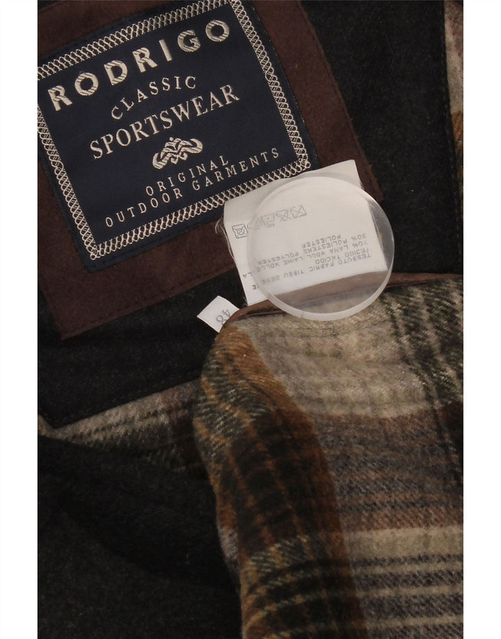 Rodrigo Herre Loose Fit Duffle Coat IT 48 Medium Sort Uld