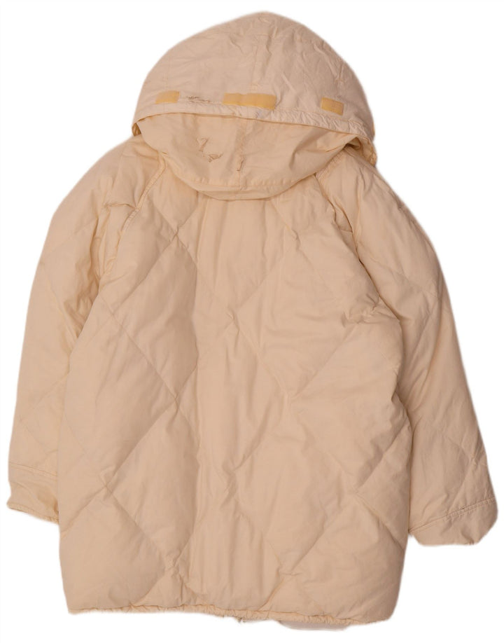 Ciesse Piumini Dame Hætte Oversized Polstret Jakke IT 46 Large Off White