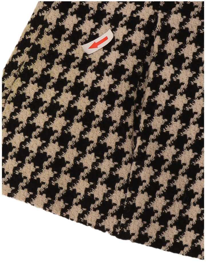 Conwell Dame 3 Button Blazer Jacket UK 8 Small Black Houndstooth