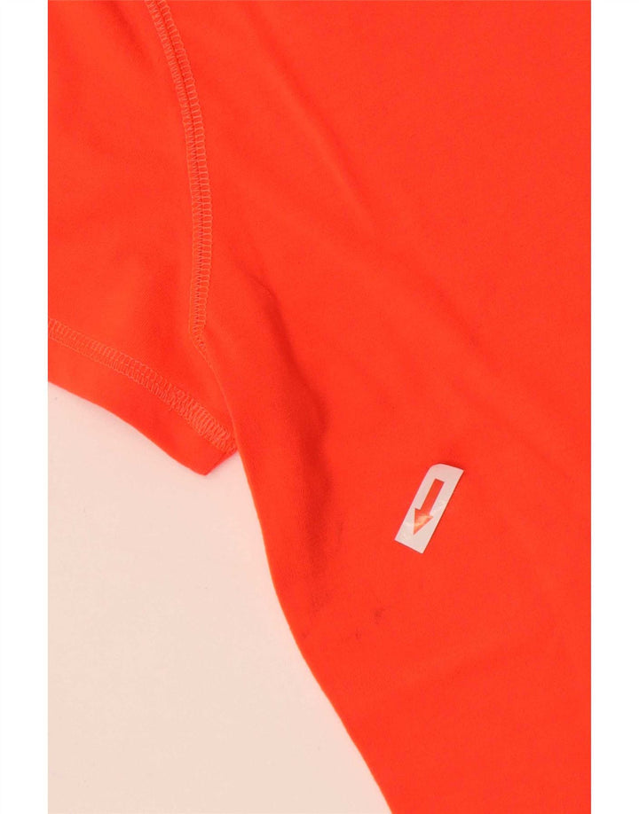 Adidas Dame Climalite T-Shirt Top UK 12/14 Medium Orange