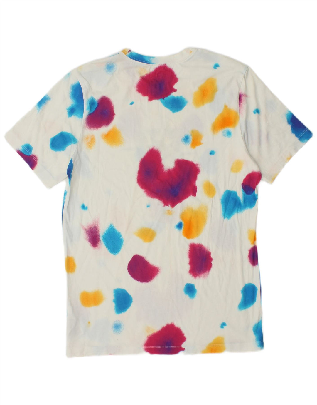 Nike Herre grafisk T-shirt Top Medium Flerfarvet Tie Dye Bomuld