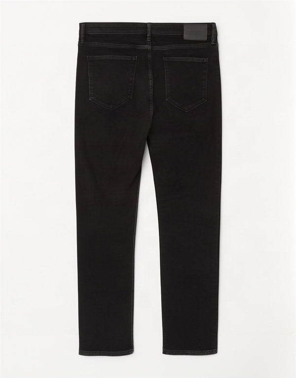 Jack & Jones Herre GLENN Slim Jeans W33 L30 Sort Bomuld