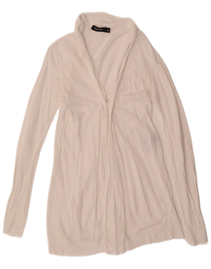 Max & Co. Dame cardigan sweater UK 8 Small White Linen
