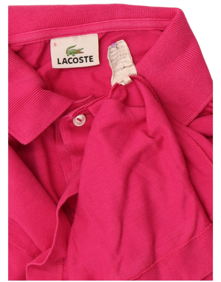 Lacoste Herre poloskjorte str. 5 Large Pink Bomuld