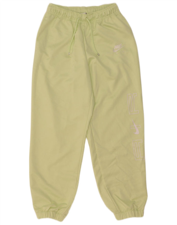 Puma Graphic Tracksuit Bukser til kvinder Joggers UK 8 Small Green Polyester