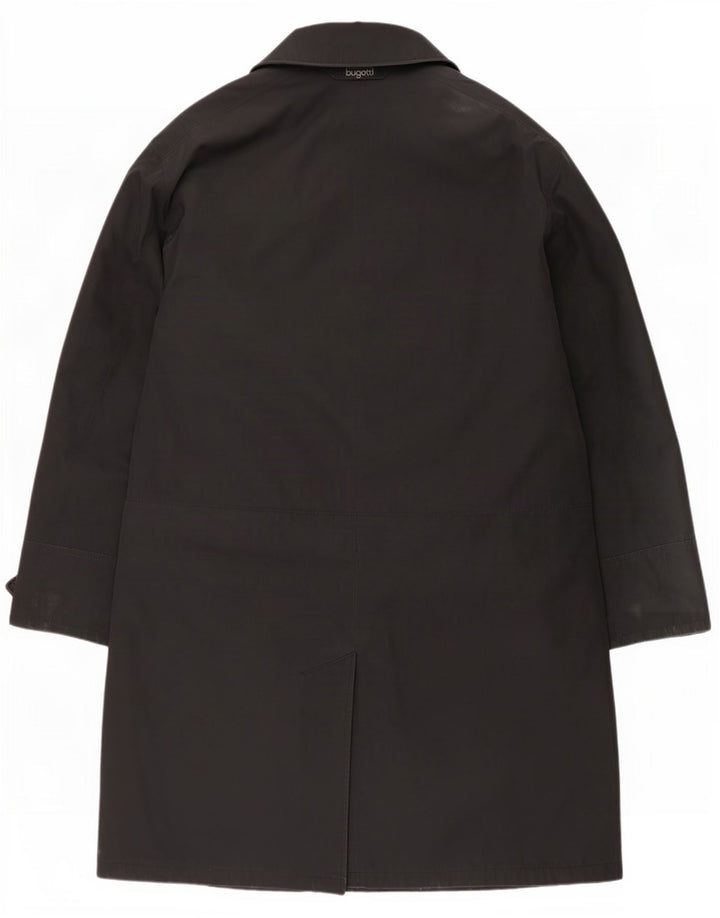 Bugatti Herre Relaxed Fit Overcoat UK 44 2XL Sort Polyester