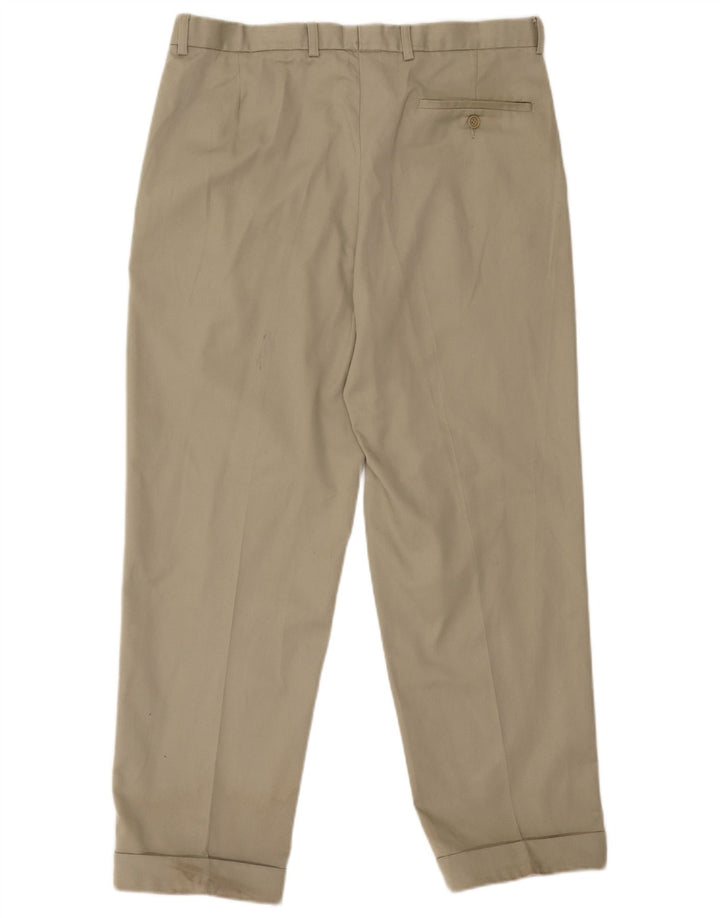 Marks & Spencer Herre Pegged Chino Bukser W34 L29 Grå Polyester