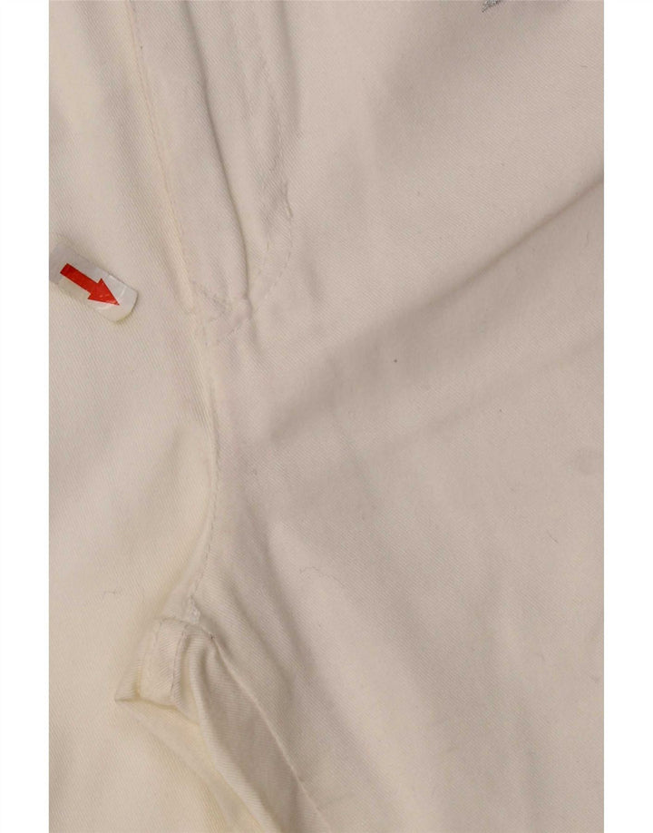 Roccobarocco Dame Højtalje Capri Bukser IT 44 Medium W26 L22 Hvid