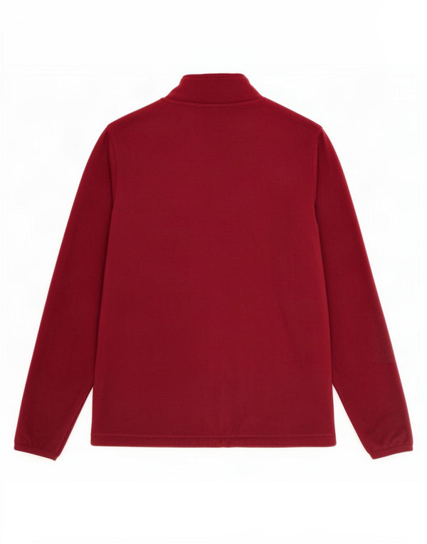 Marks & Spencer Fleecejakke til kvinder UK 12 Medium Burgundy Polyester