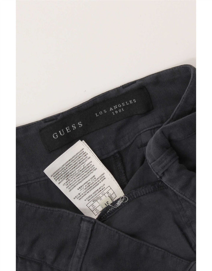 Guess Chino Shorts til mænd W31 Medium Marineblå Bomuld