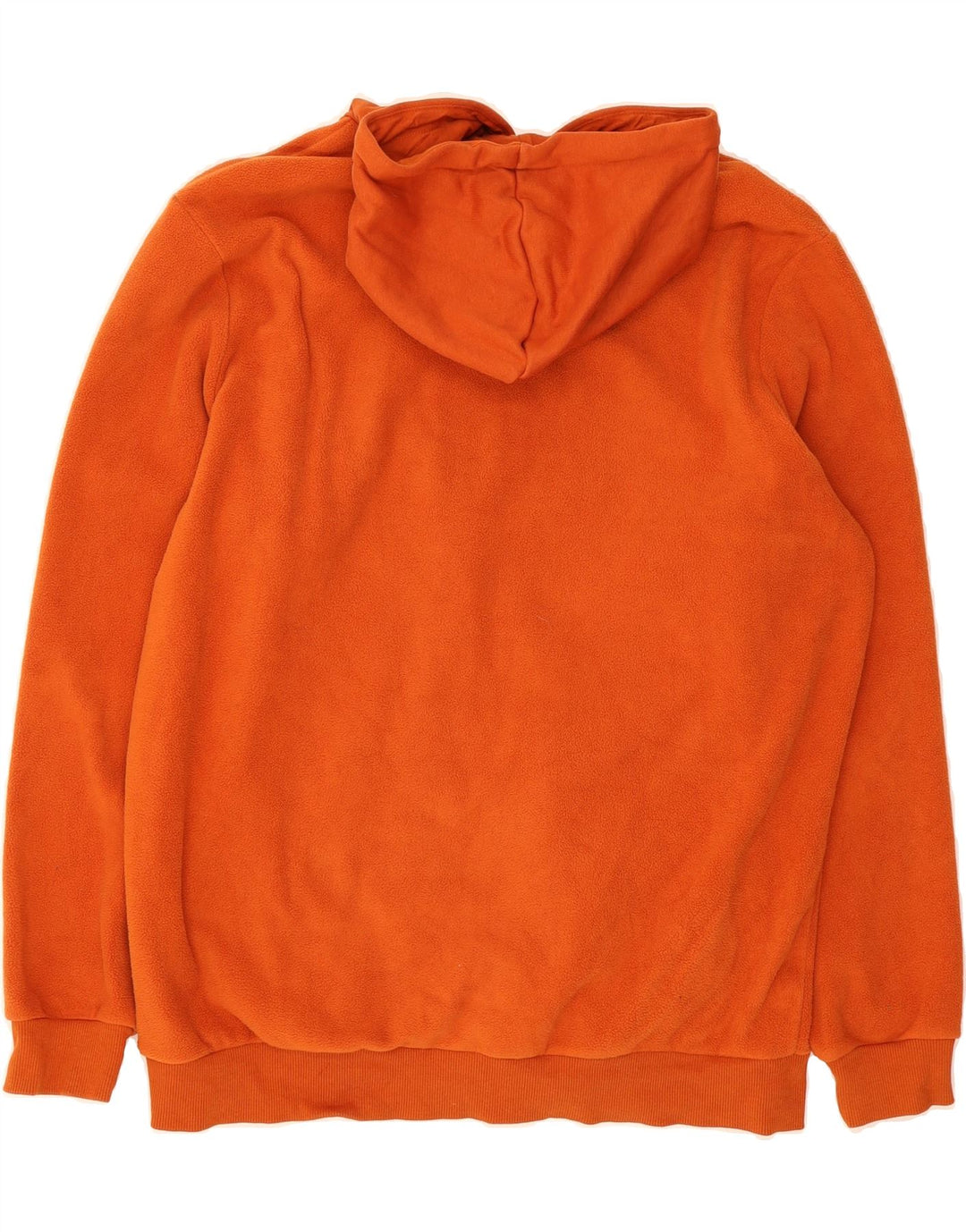 PUMA Mens Graphic Hooded Fleece Jumper Large Orange Polyester Vintage Puma and Second-Hand Puma from Messina Hembry 