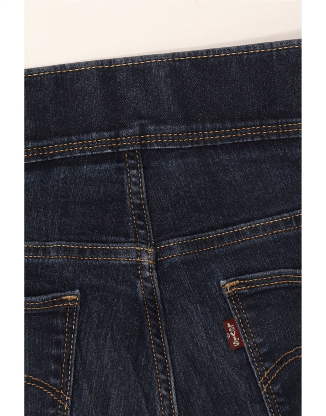 LEVI'S Womens Skinny Jeans W29 L32 Navy Blue Cotton Vintage Levi's and Second-Hand Levi's from Messina Hembry 