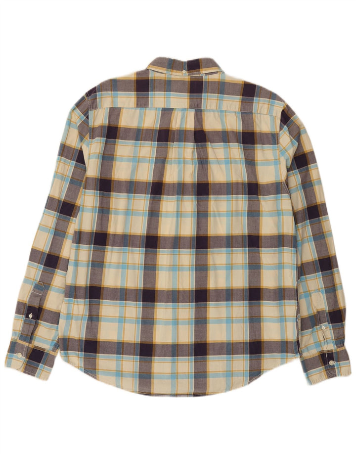 Levi's Herre Standard Fit skjorte Stor beige ternet bomuld