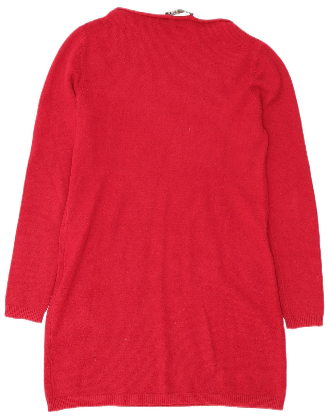 Liu Jo Dame Jumper Dress UK 12 Medium Red Modal