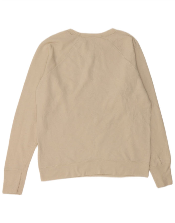 CHAMPION Sweatshirt til mænd Large Off White Polyester