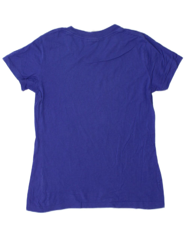 Nike grafisk T-shirt top til kvinder DK 14/16 Large Blue