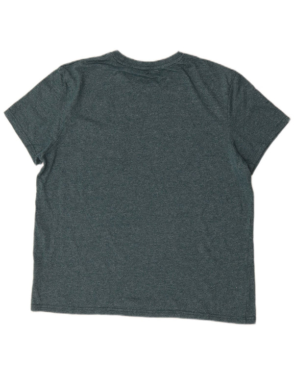 Jack Wills Herre T-Shirt Top XL Grøn Polyester