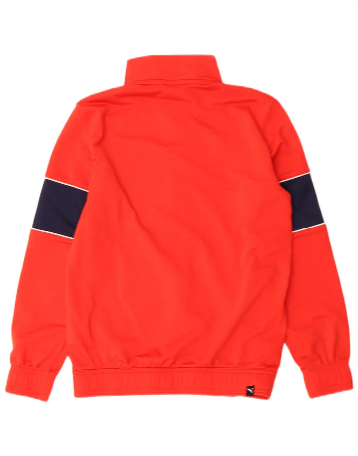 Puma Træningsdragt Topjakke til drenge 11-12 år Rød Colourblock Polyester