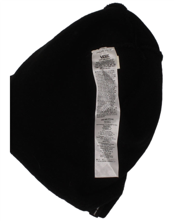 Vans Herre Grafisk Strik Beanie Hat One Size Sort Colourblock Akryl