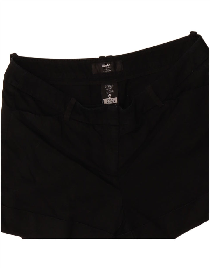 Mossimo Womens Casual Shorts US 8 Medium W32 Sort Bomuld