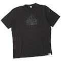 ADIDAS Grafisk T-shirt top til mænd, stor sort