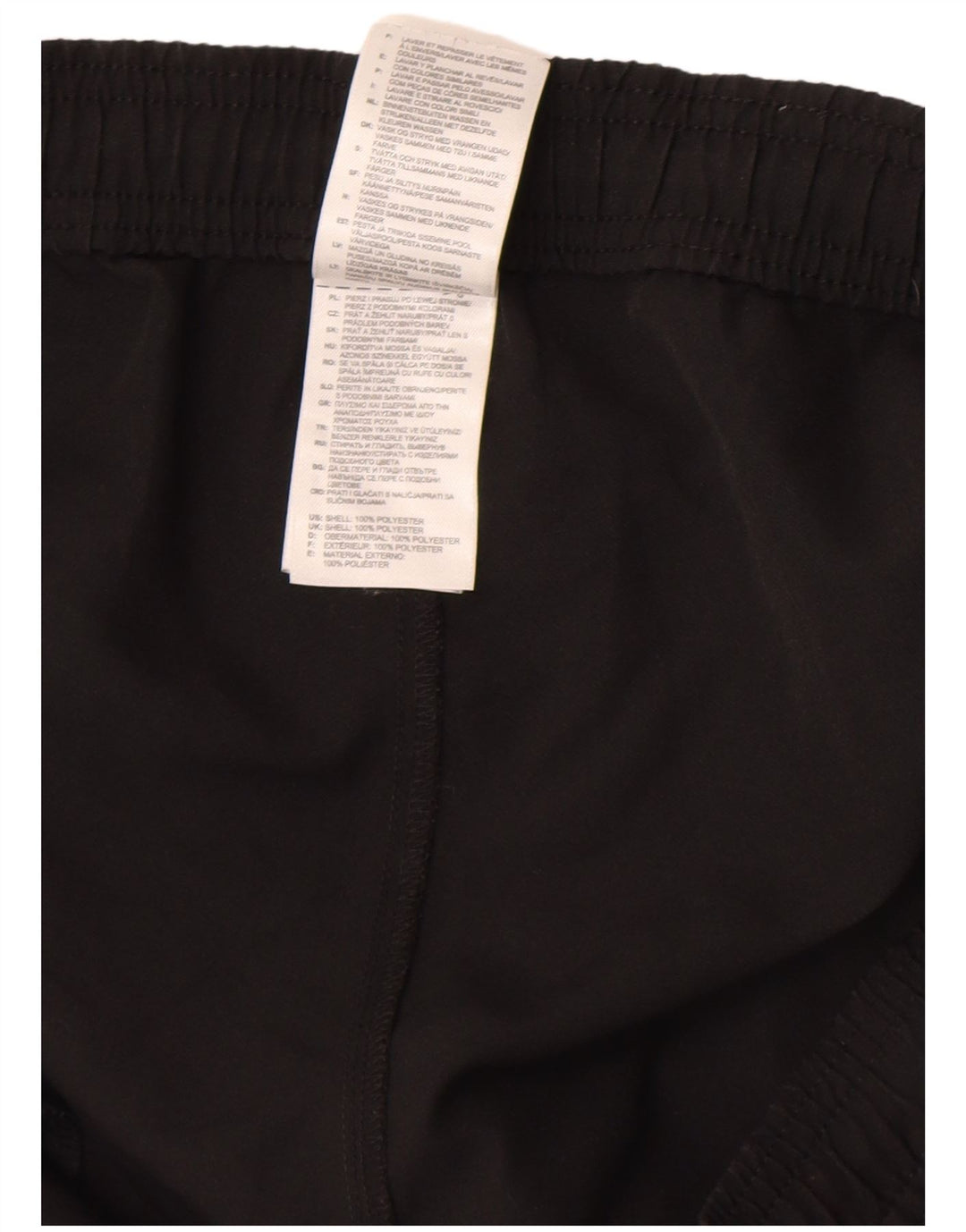 Adidas Sportsshorts til mænd, store sorte polyester