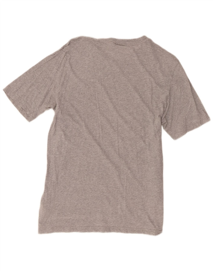 Adidas Herre T-Shirt Top Medium Grey Flecked Bomuld