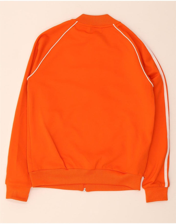 Adidas træningsdragt topjakke til kvinder UK 10 Small Orange Polyester