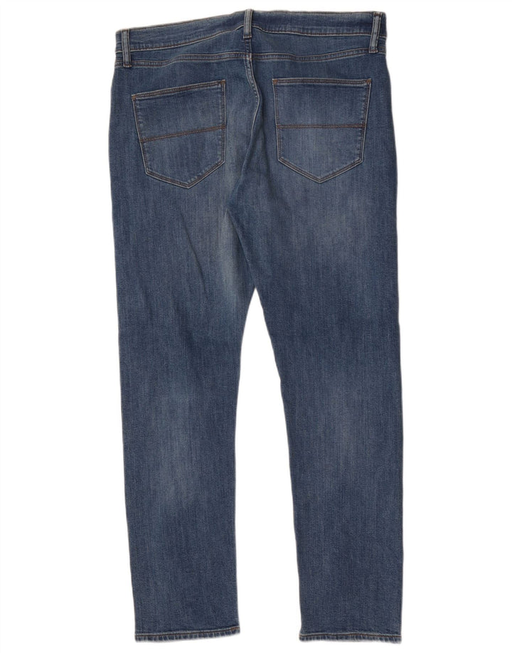Marks & Spencer Herre Slim Jeans W34 L31 Blå Bomuld